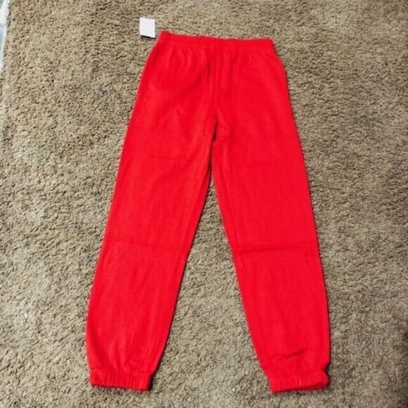 Disney's Mickey Mouse Juniors' Holiday Graphic Jogger Pants Pull On Red Small - Picture 6 of 7
